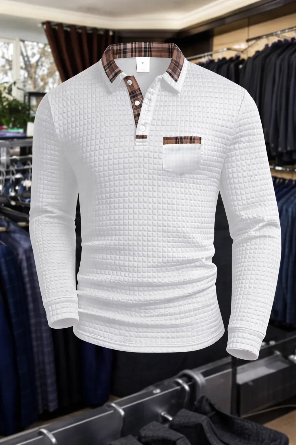 Jacquard Crest shirt