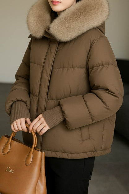 Short Lapel Winter Cotton Jacket