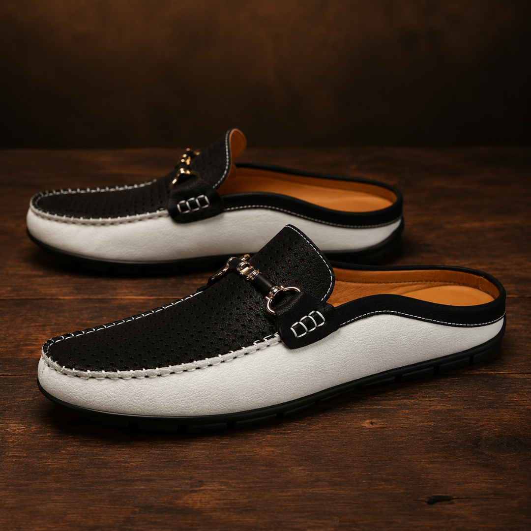 Backless Slip-On Loafers