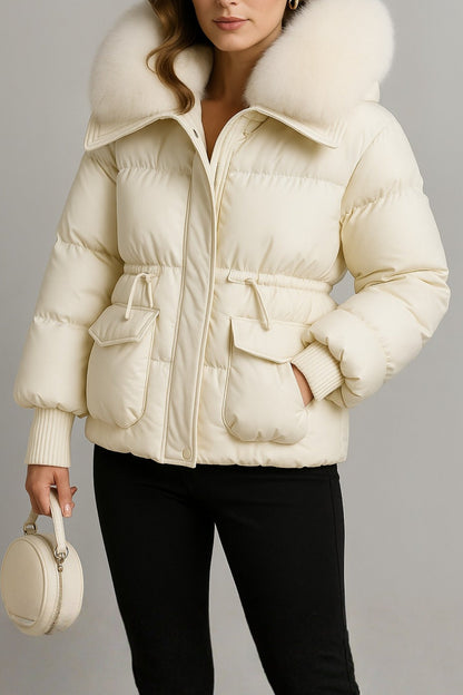 Short Lapel Winter Cotton Jacket