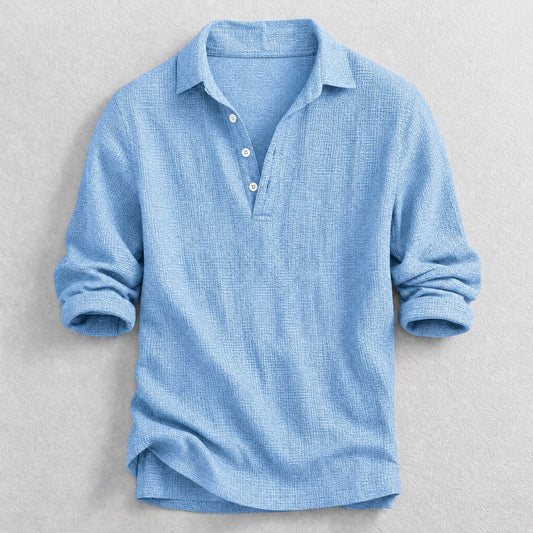 Long Sleeve Collared Pullover