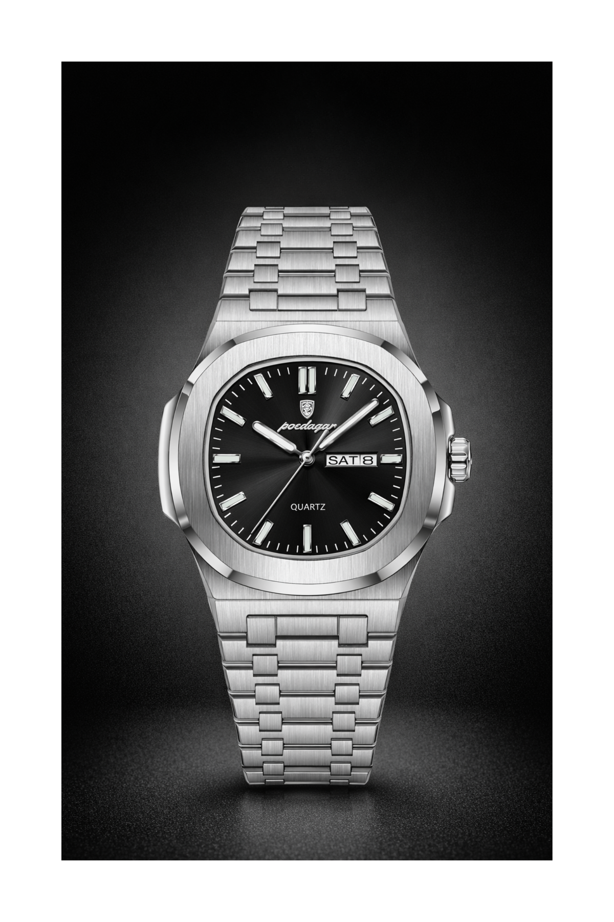 Poedagar Luxury Square Watch