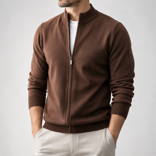 Men's Full Zip Knit Cardigan