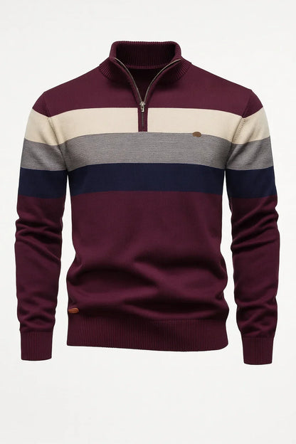Belmont Cotton Zip Sweater