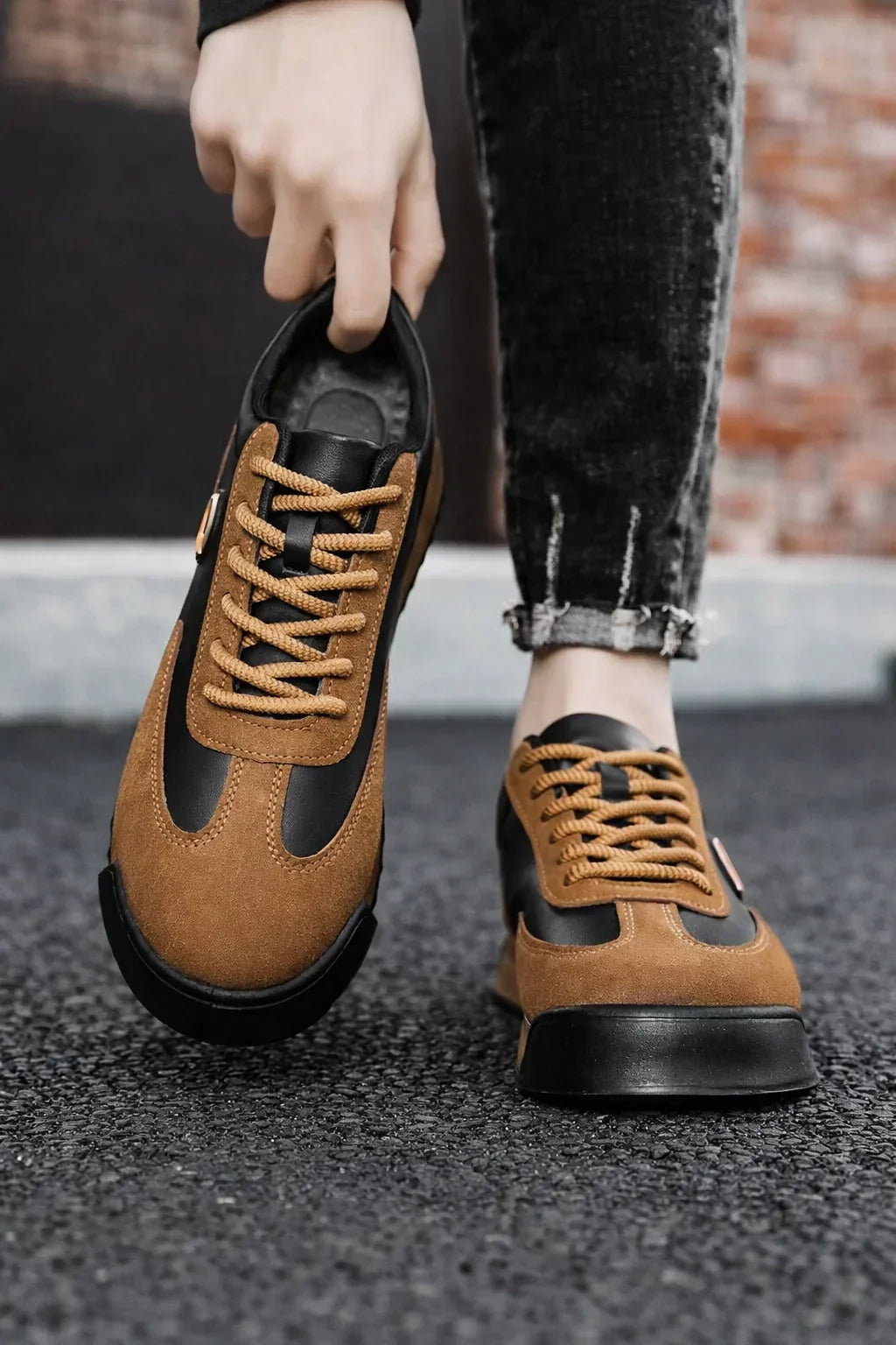 Performance Leather Sneakers