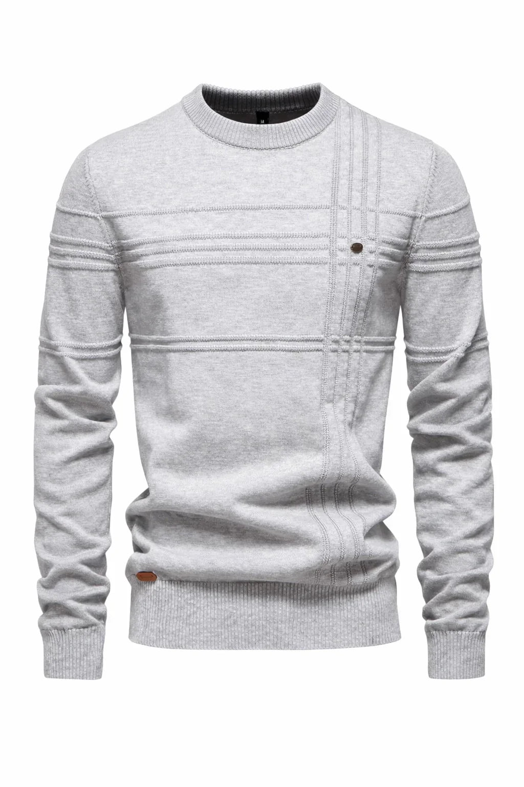 Striped Cotton Crewneck Sweater