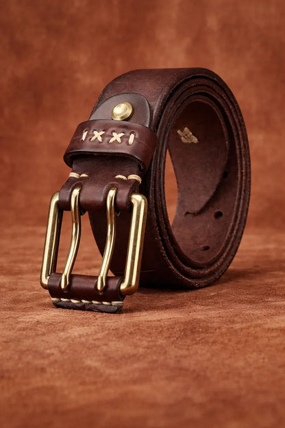 Genuine Leather Tactical Belt