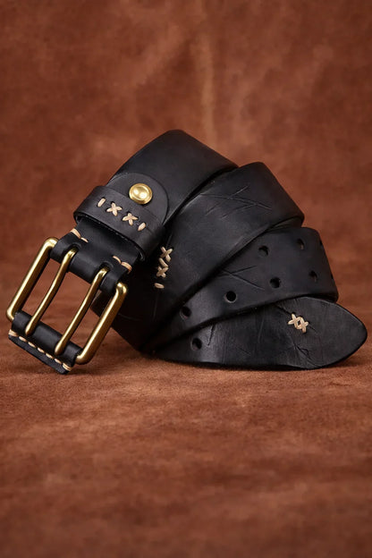 Genuine Leather Tactical Belt