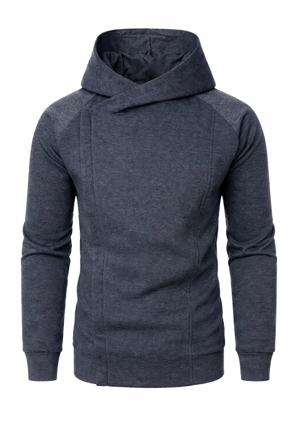 Hooded Side Zip Sweatshirt