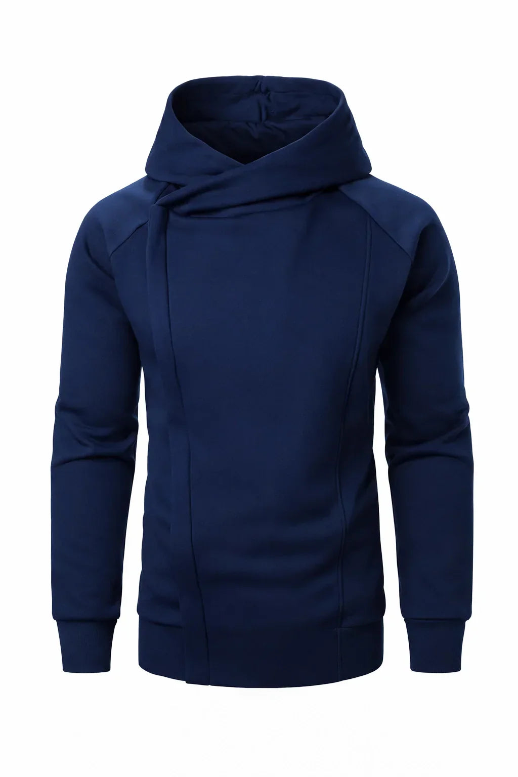 Hooded Side Zip Sweatshirt