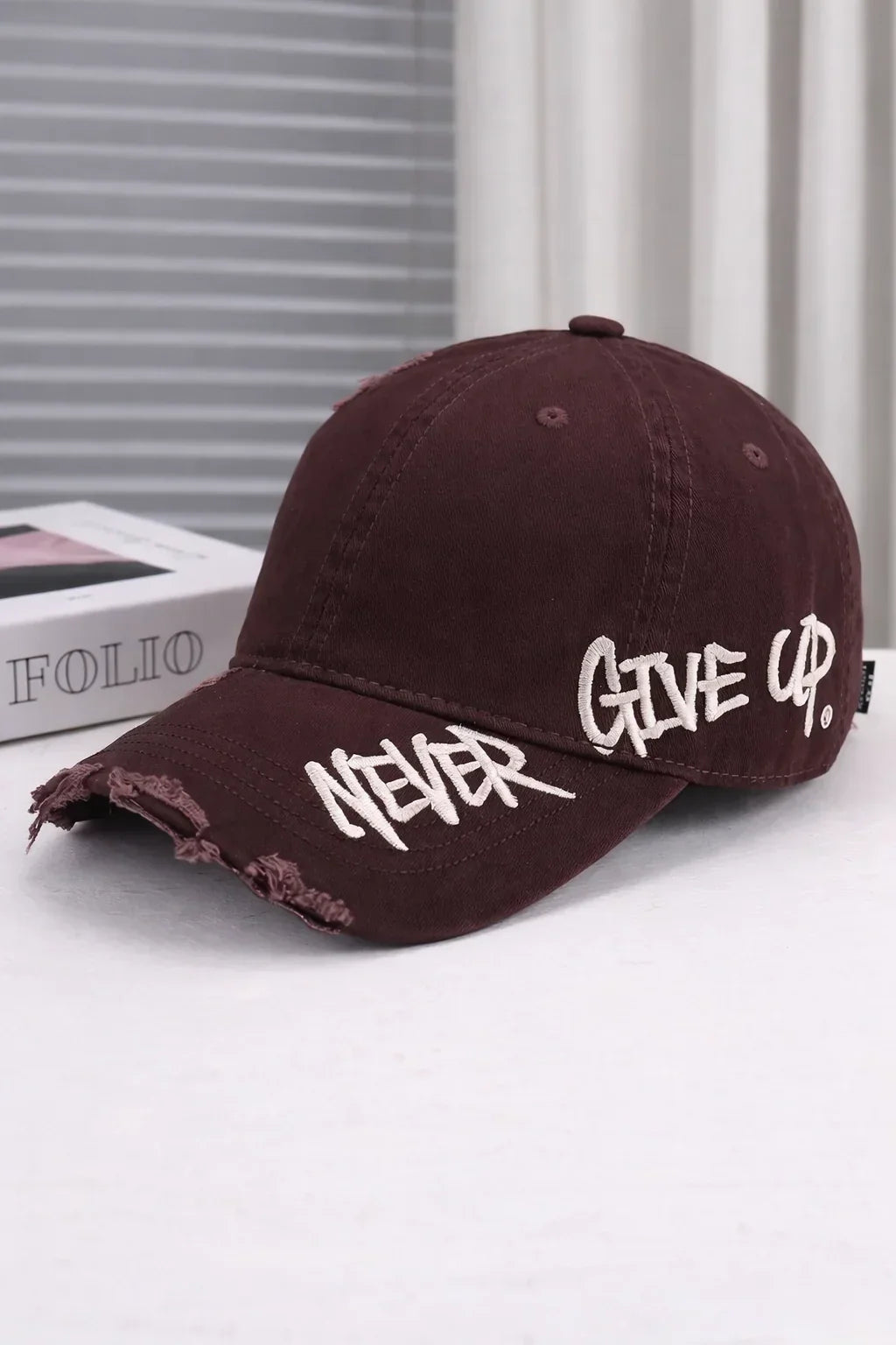 Embroidered Denim Baseball Cap