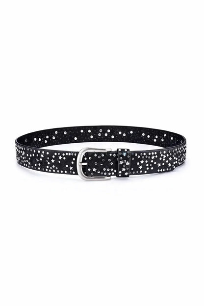 Vintage Star Rivet Leather Belt