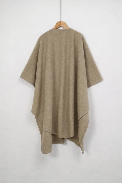 Elegant Knit Shawl Cape