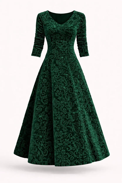 Veloura Velvet Maxi Dress