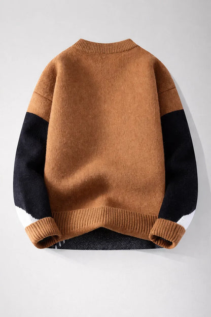 VividPatch Knit Pullover
