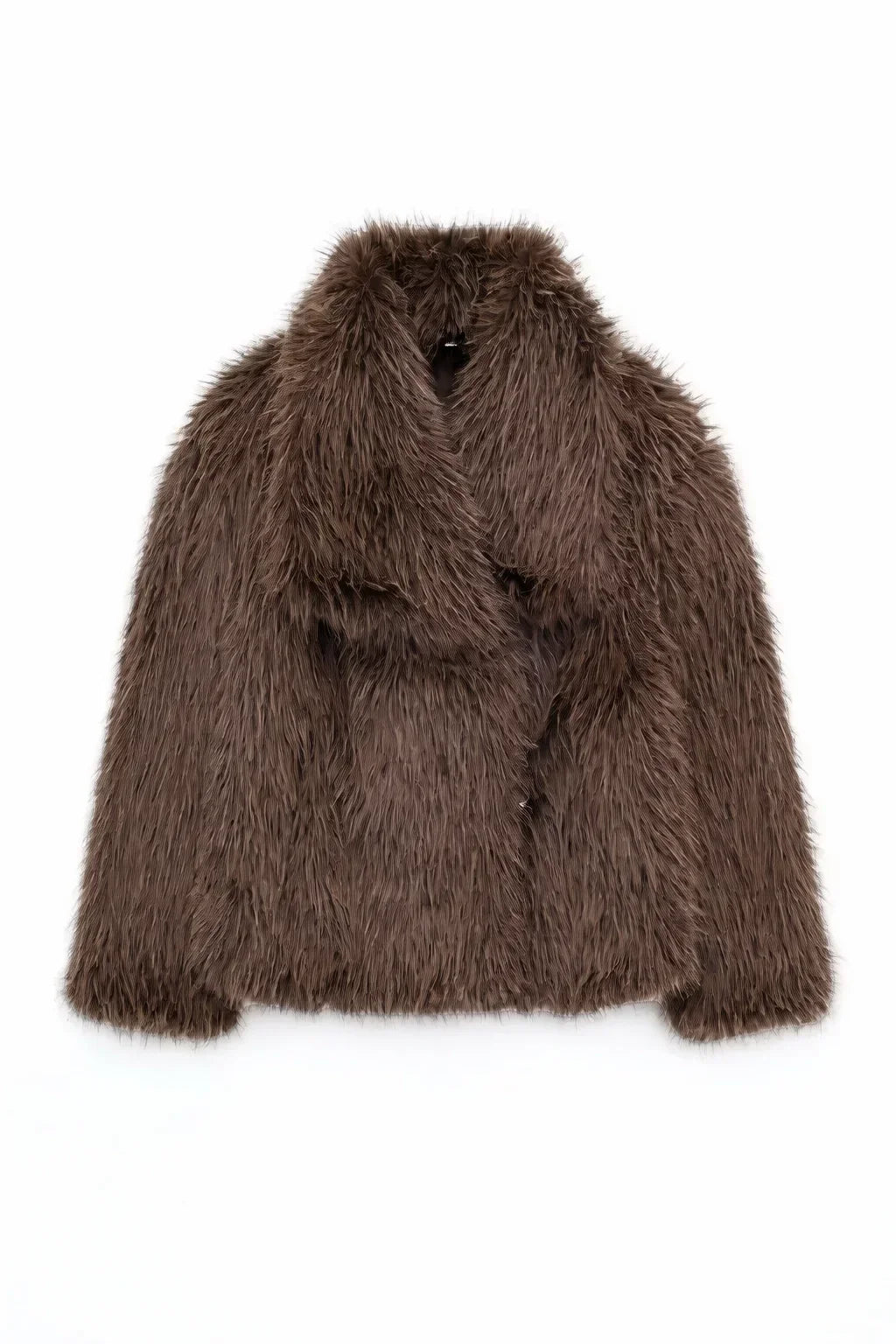 Cropped Faux Fur Jacket