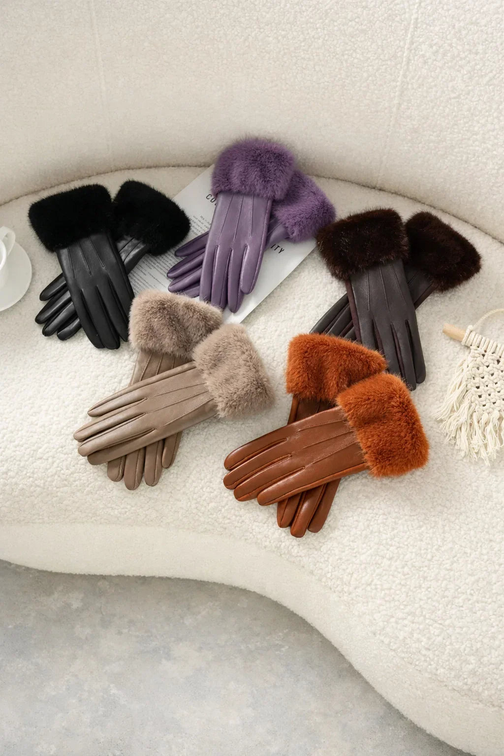 Alven PU Leather Gloves