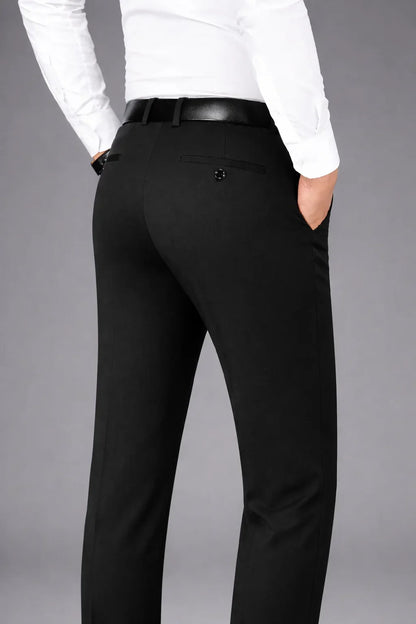 Fleece Slim Straight Trousers