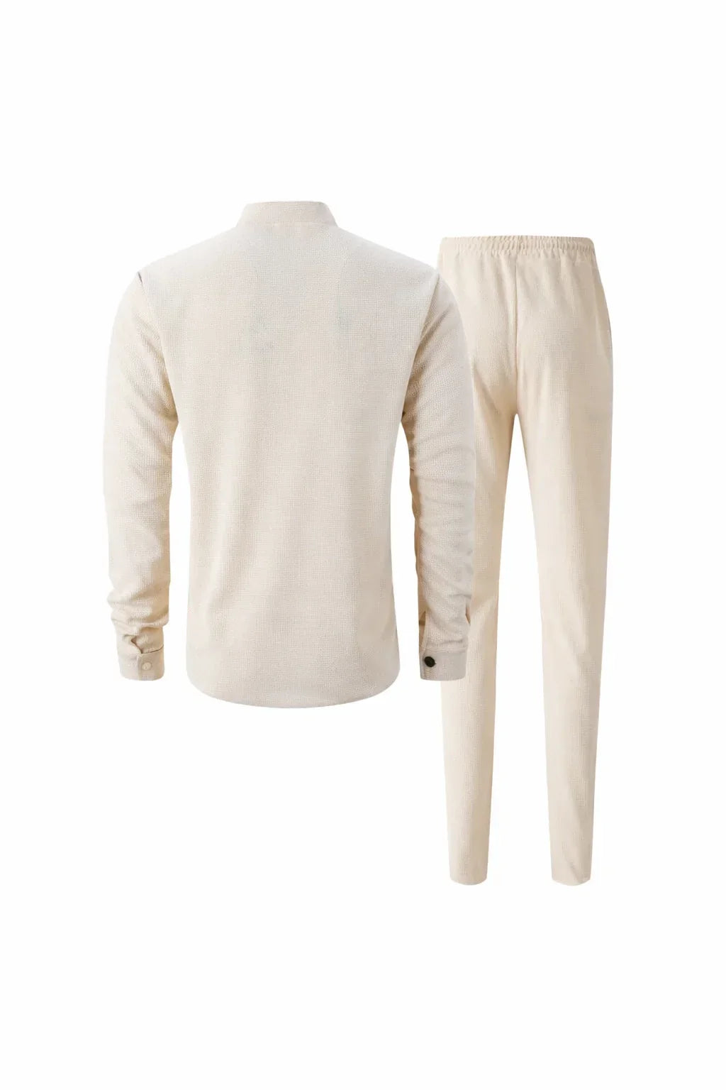 Waffle Knit Casual Suit