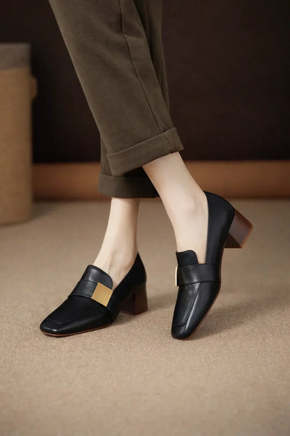 Thick Heel Mary Jean Shoes