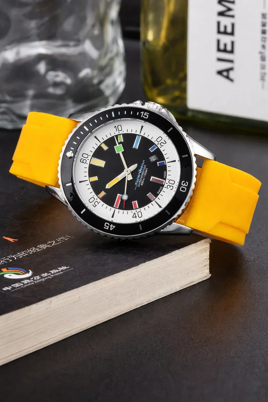 Silicone Strap Quartz Watch