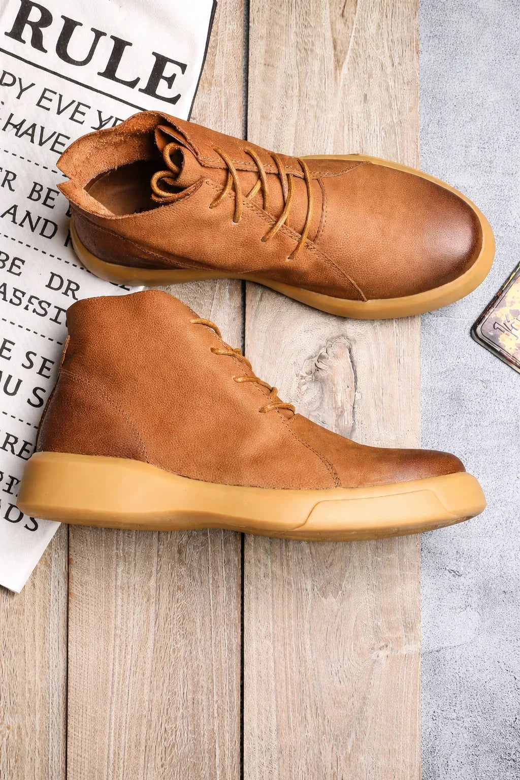 Breathable Leather Sneakers