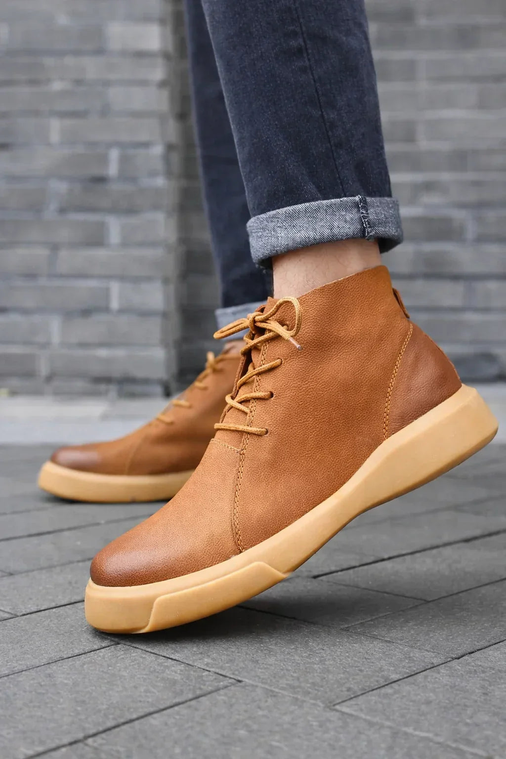 Breathable Leather Sneakers