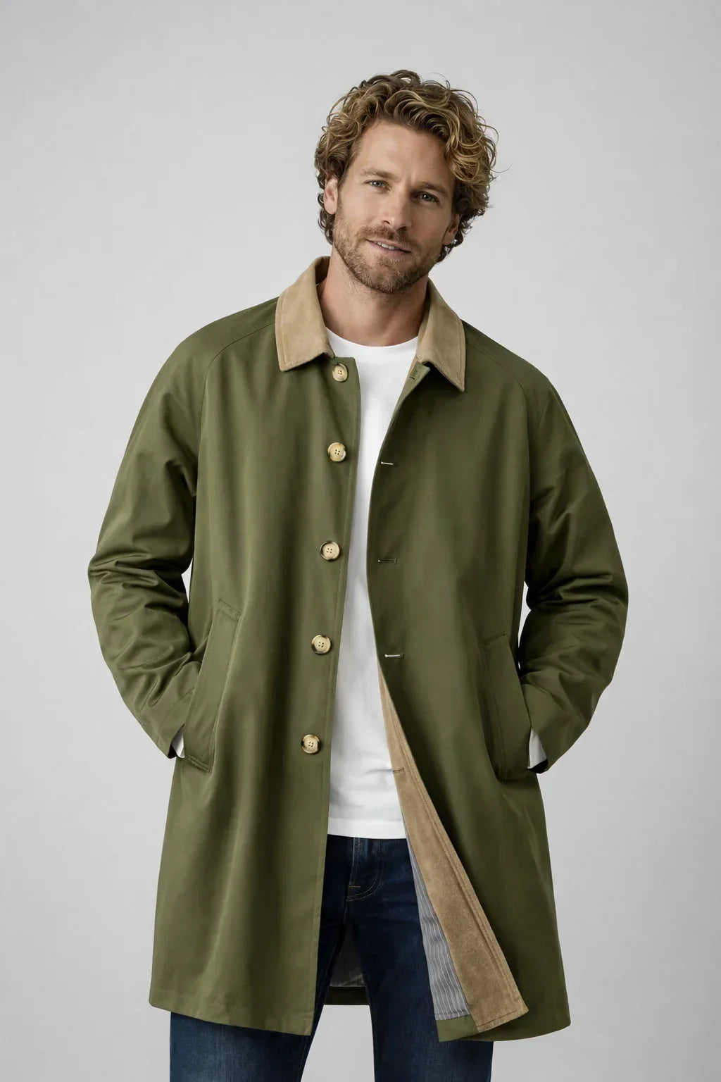 Windproof Trench Coat