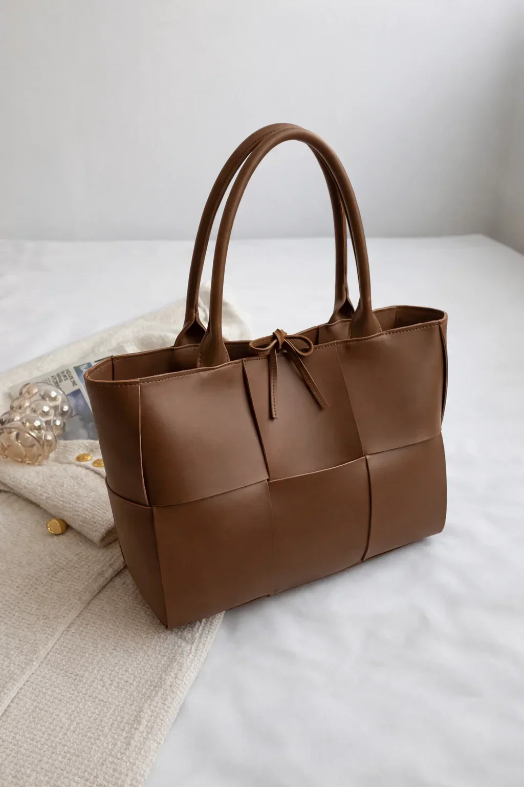 PU Leather Tote Set