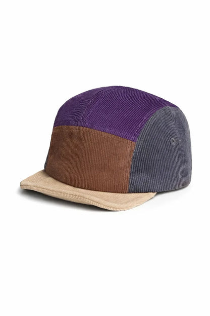 Retro Corduroy Panel Cap