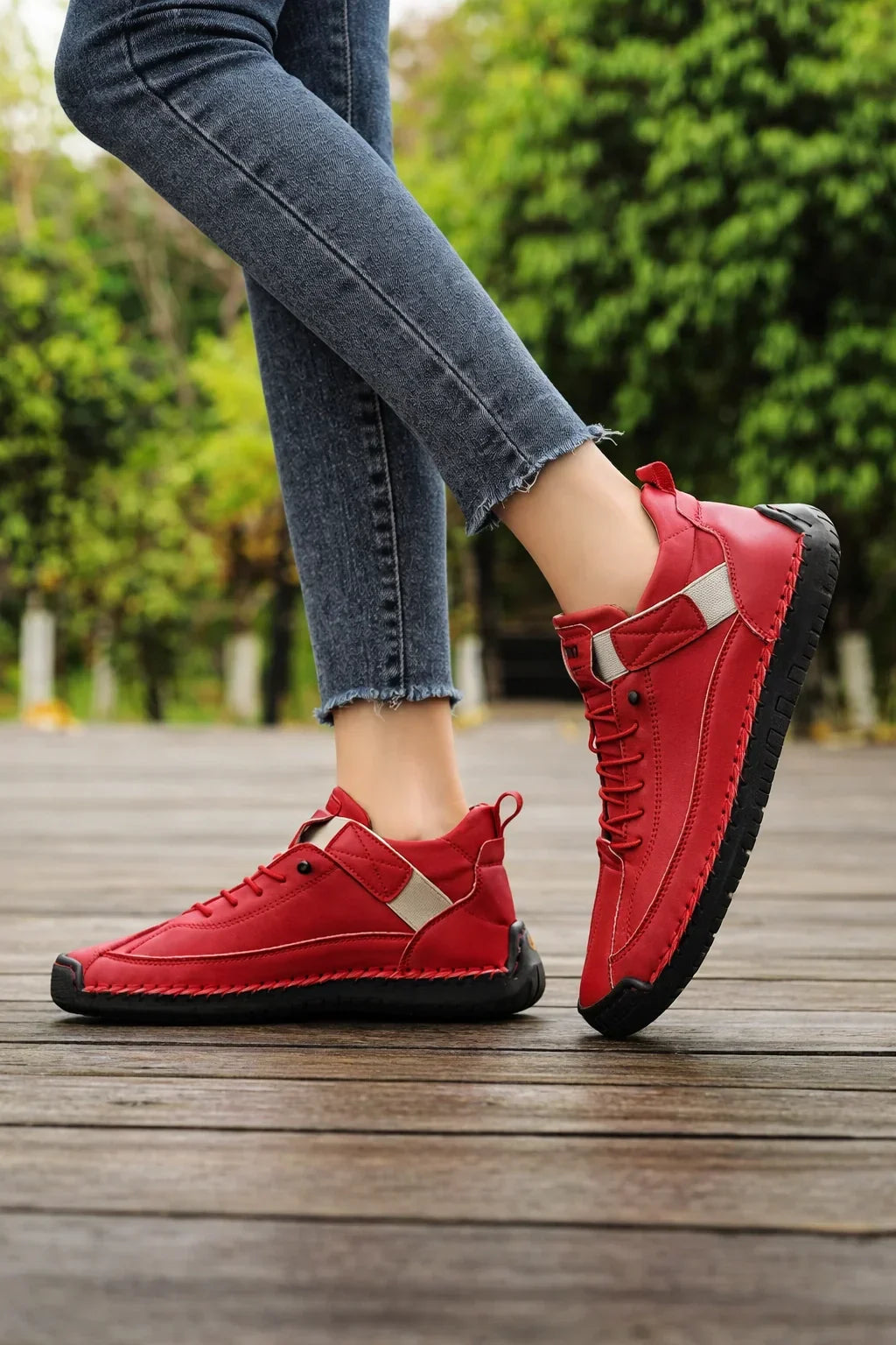 Serafina Leather Sneakers