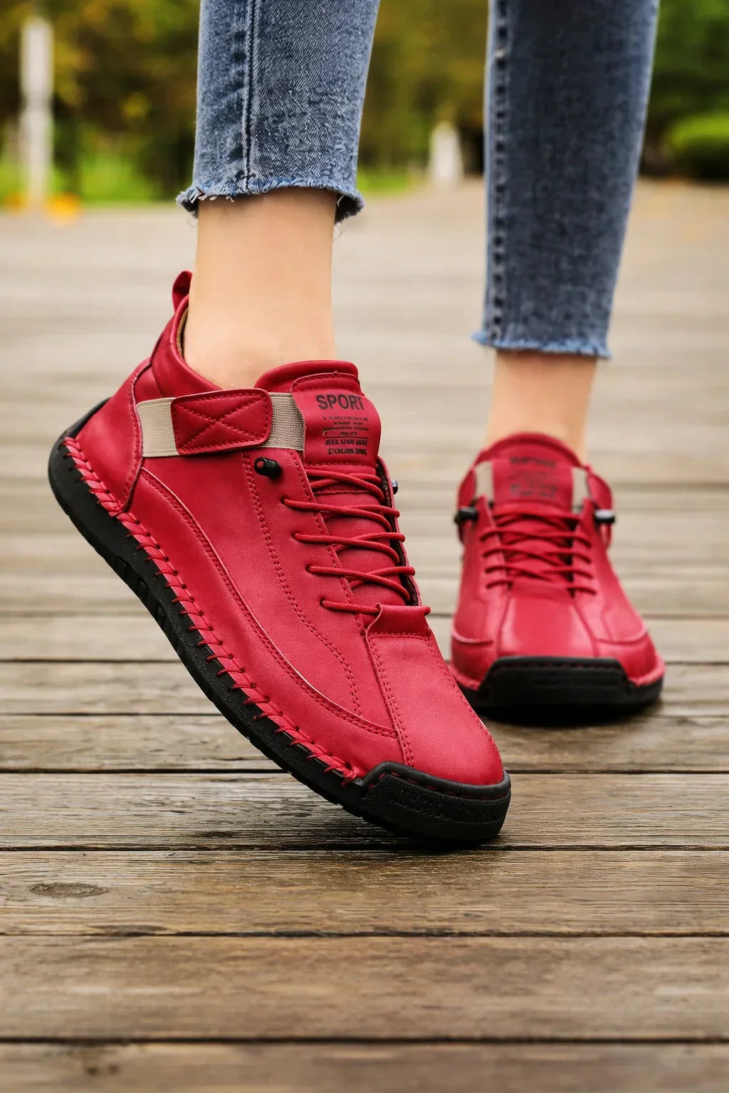 Serafina Leather Sneakers