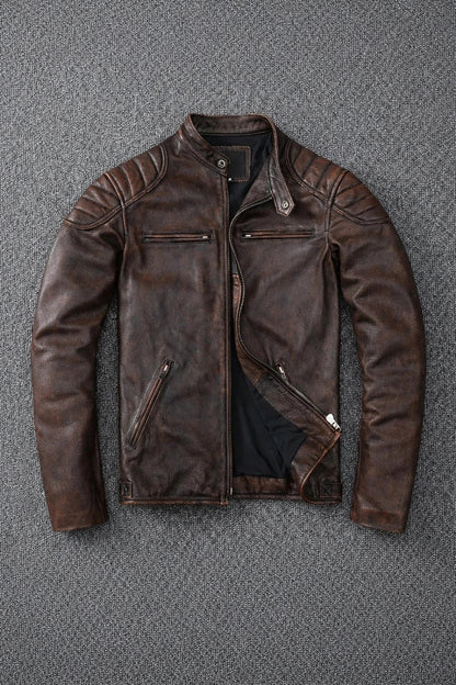 Cowhide Leather Jacket