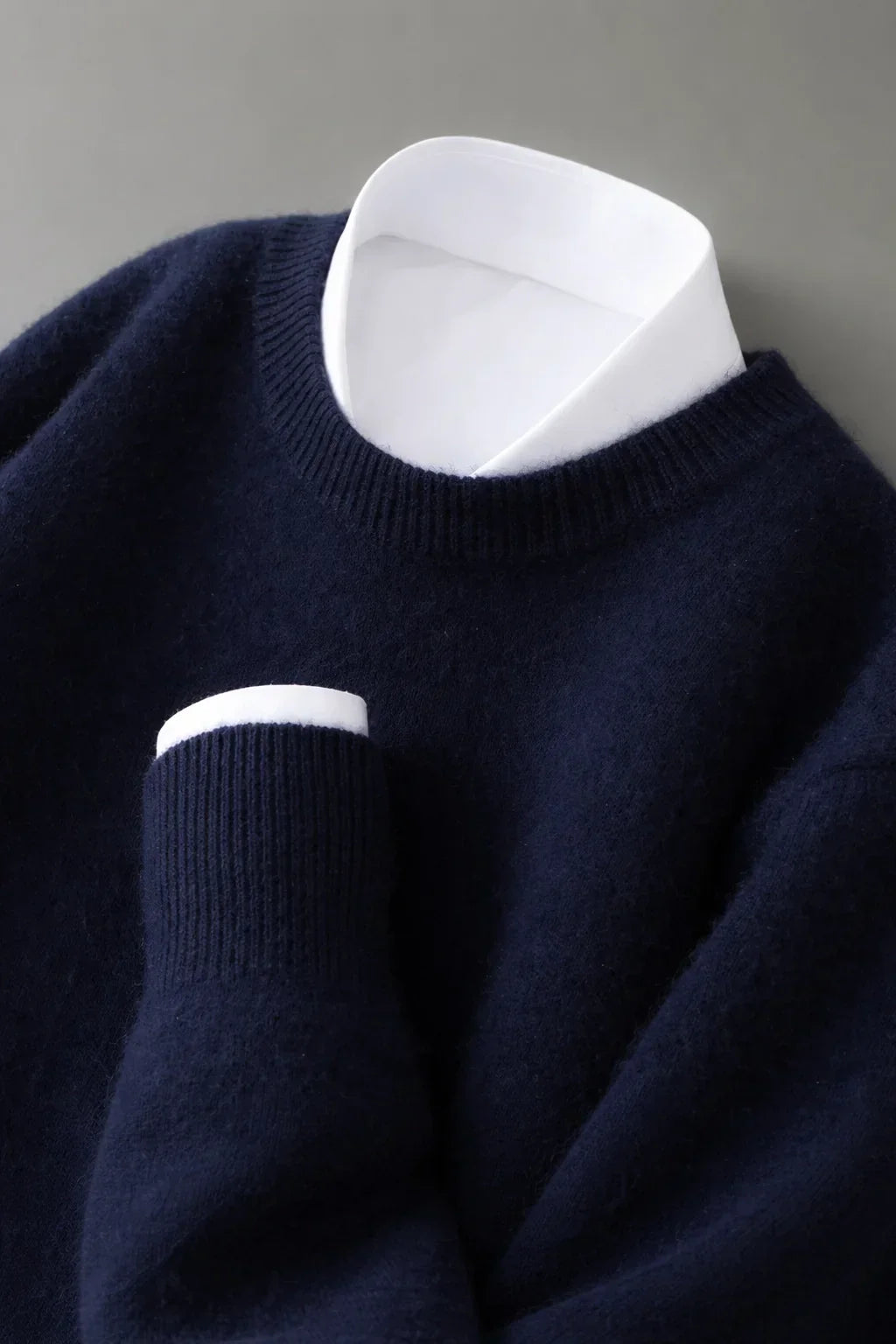 Merino Crest Wool Pullover