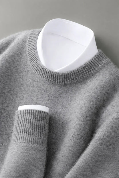 Merino Crest Wool Pullover