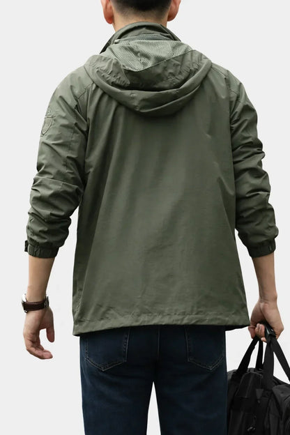 Hooded Windbreaker Jacket