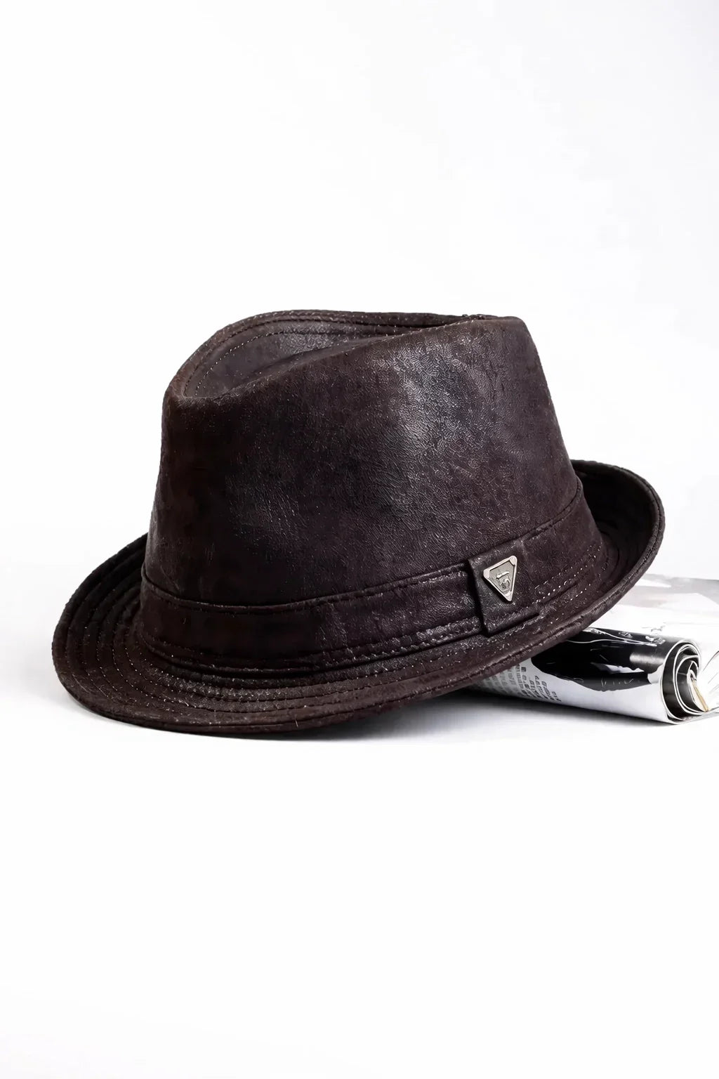 Cowhide Leather Hat