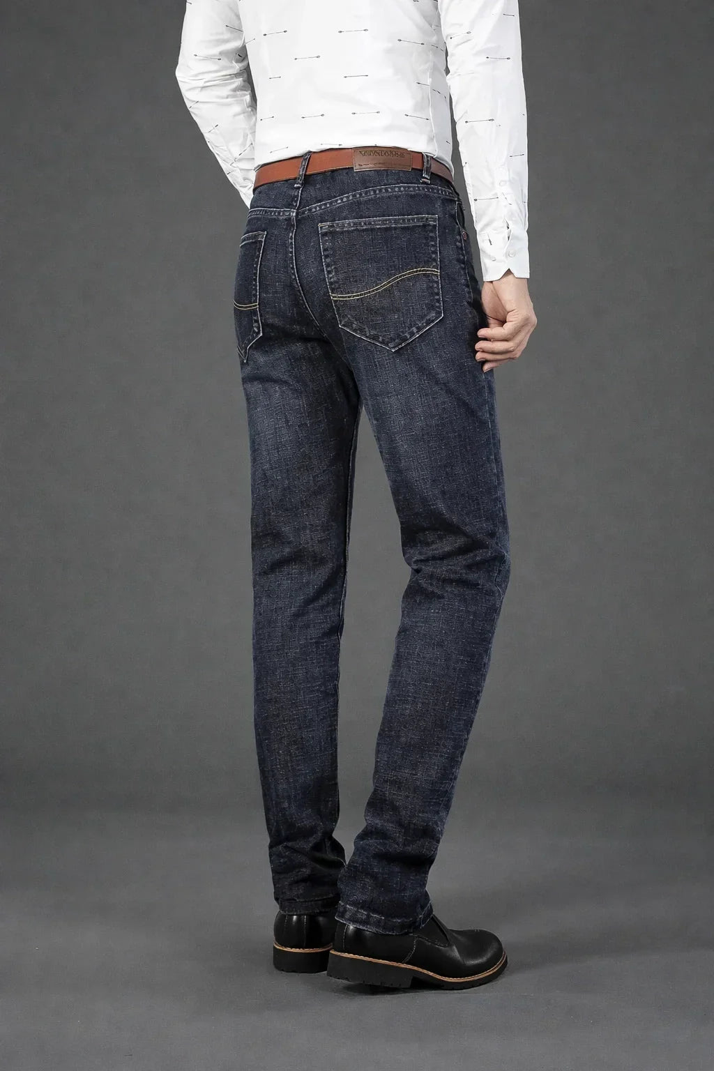 Classic Straight Denim Jeans