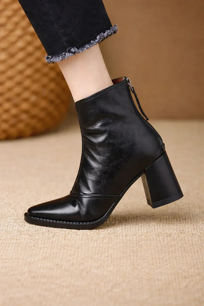 Square Head V Notch Heels