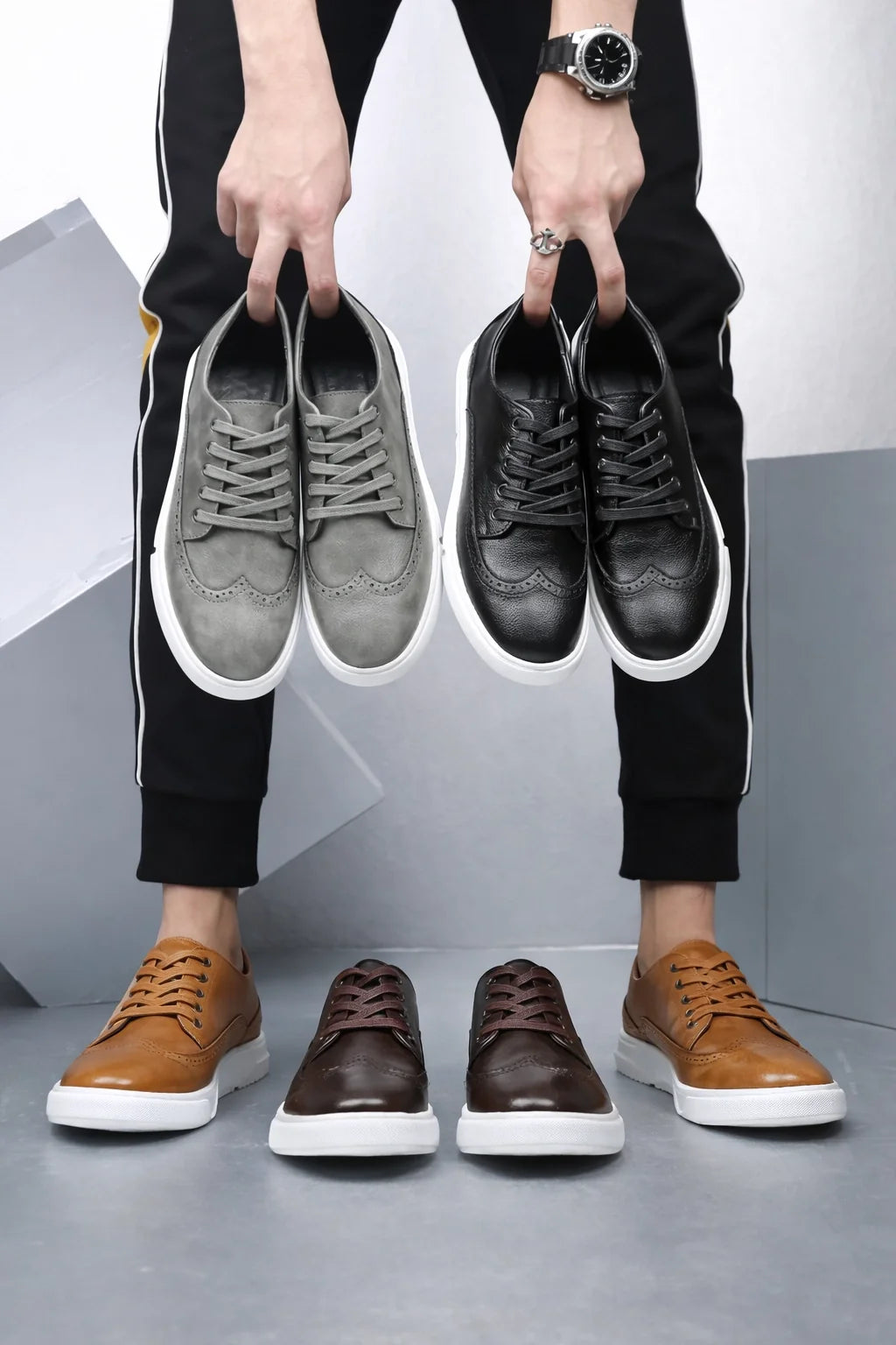 Harrington Brogue Sneakers
