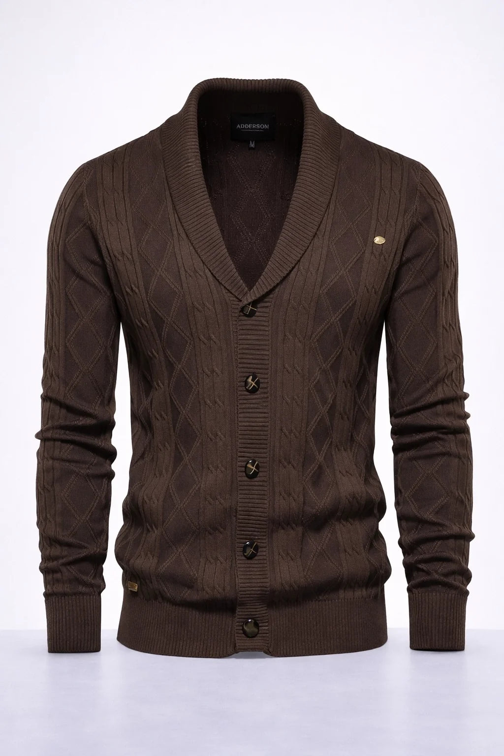 Harlington Argyle Knit Cardigan