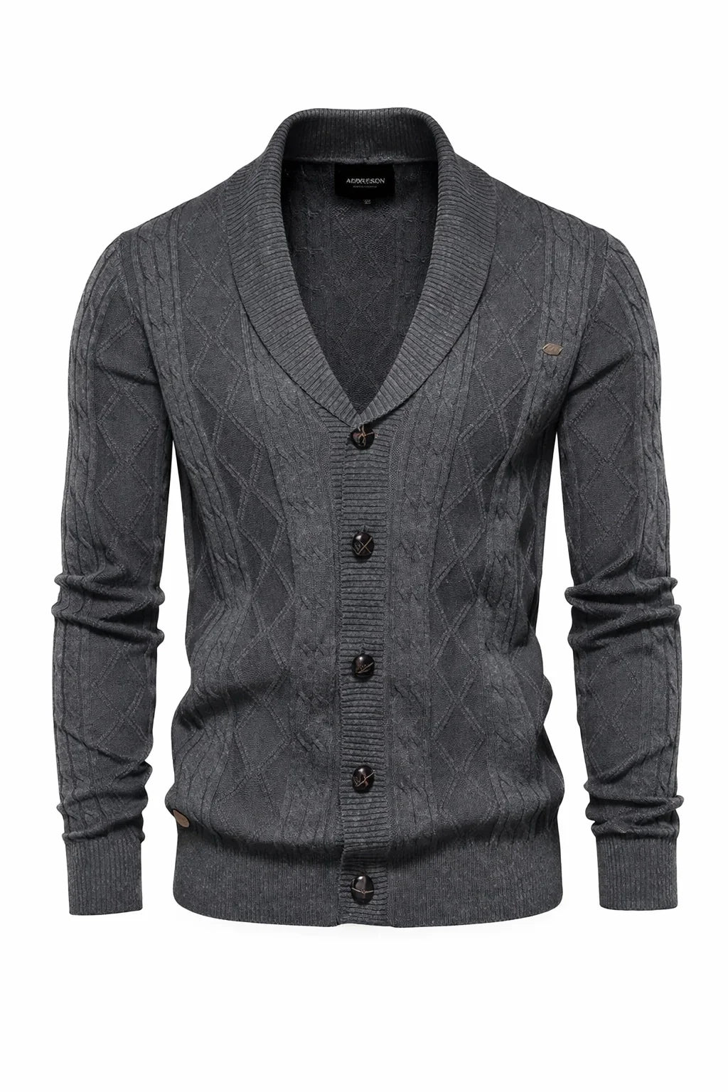 Harlington Argyle Knit Cardigan
