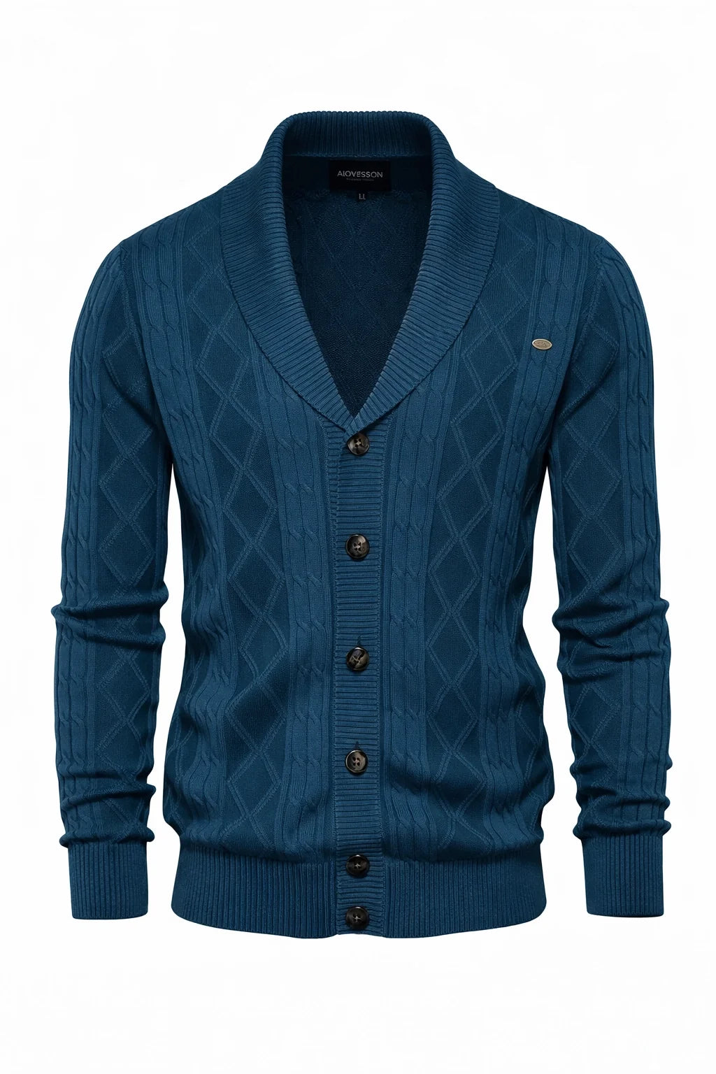 Harlington Argyle Knit Cardigan