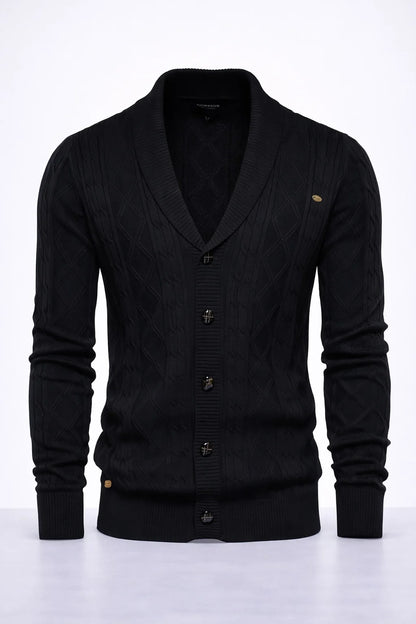 Harlington Argyle Knit Cardigan