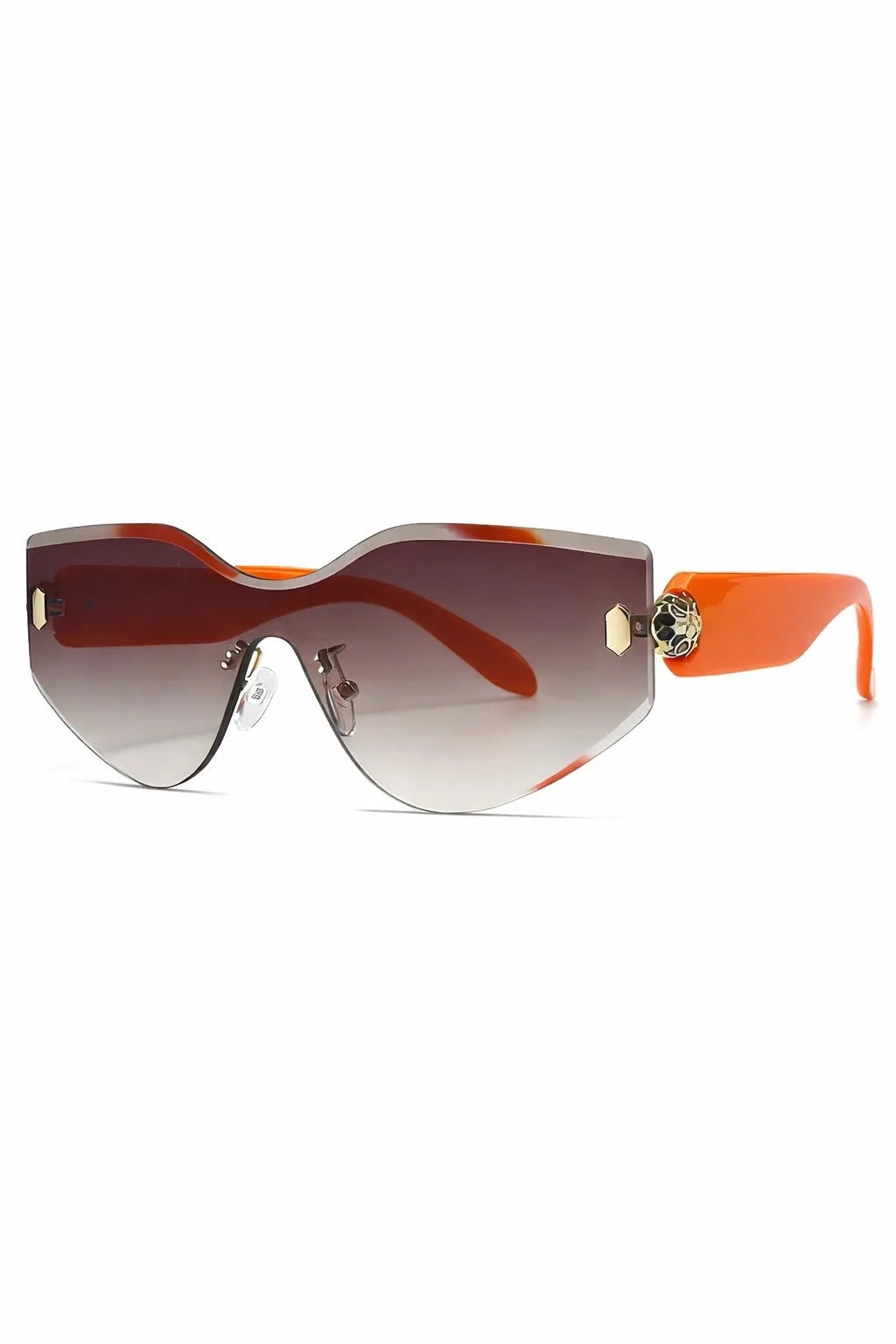 Baroque Oval Retro Sunglasses