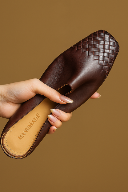 Helma Genuine Leather Mules
