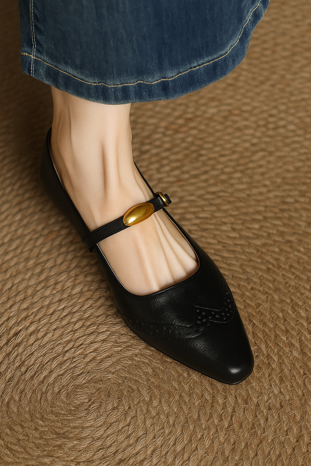 Riana Genuine Leather Heels