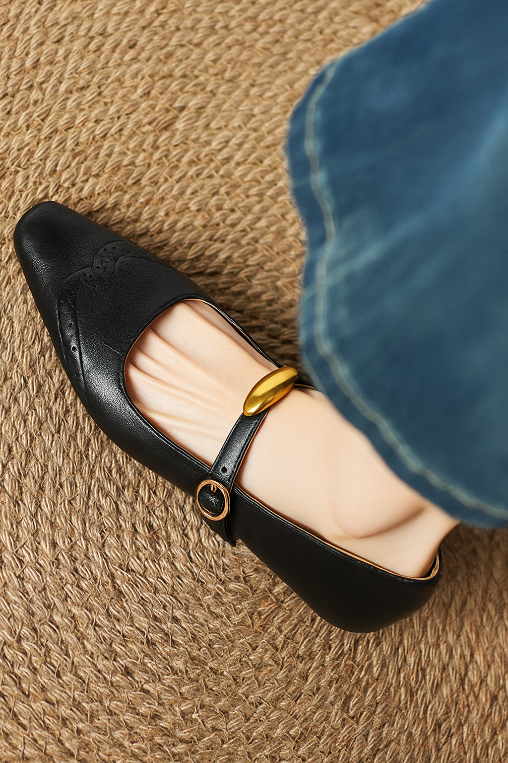 Riana Genuine Leather Heels