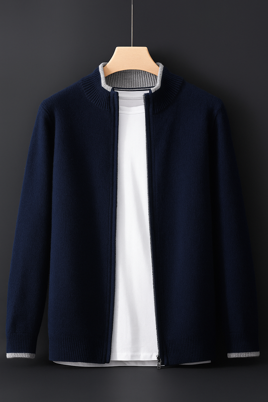 Riku Cashmere Zip Jacket