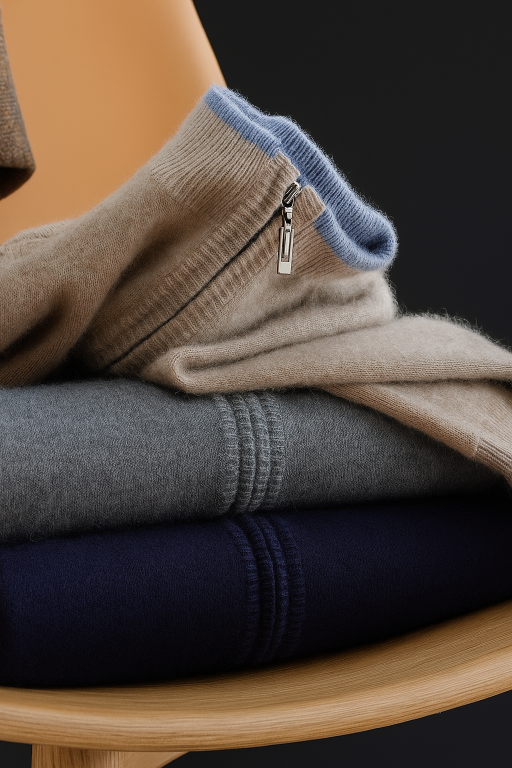 Riku Cashmere Zip Jacket